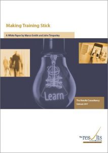 Making Training Stick White Paper cover